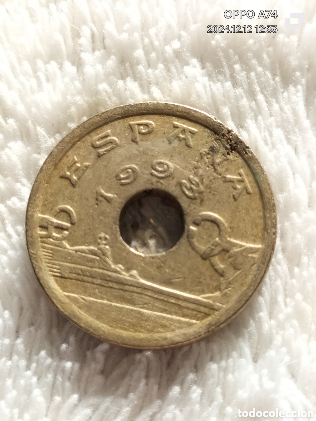 Monedas Franco: Moneda 25 ptas pa&iacute;s vasco - Foto 2