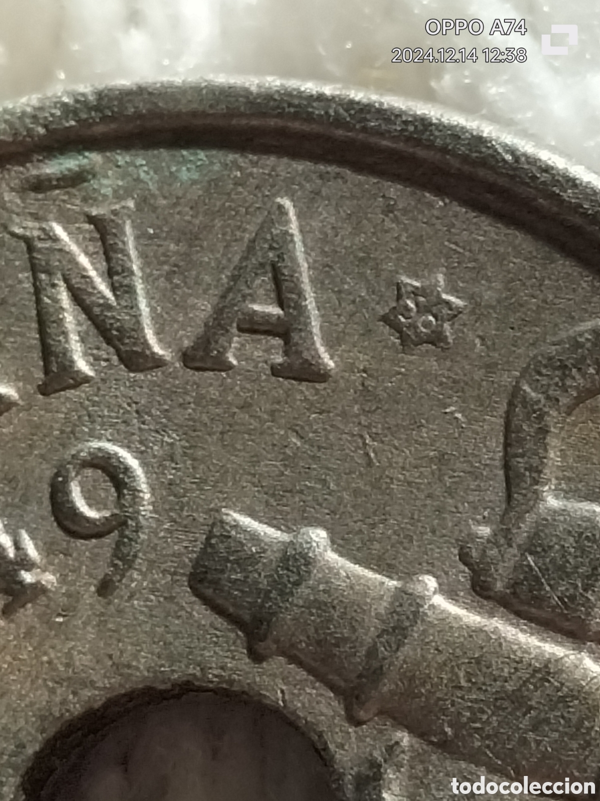 Monedas Franco: Moneda de 50 c&eacute;ntimos espa&ntilde;a - Foto 6