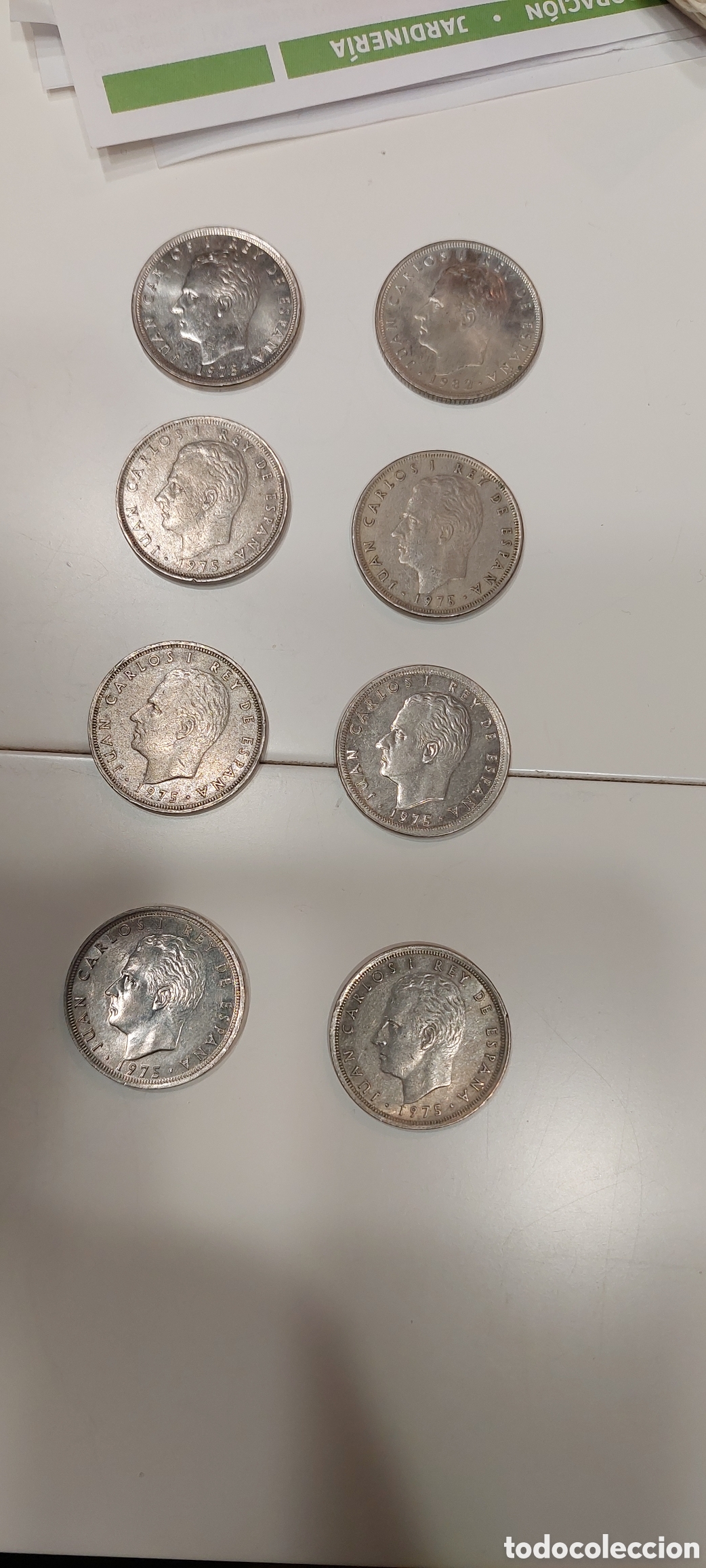 Monedas Franco: 8monedas 25 pts 1975. - Foto 1