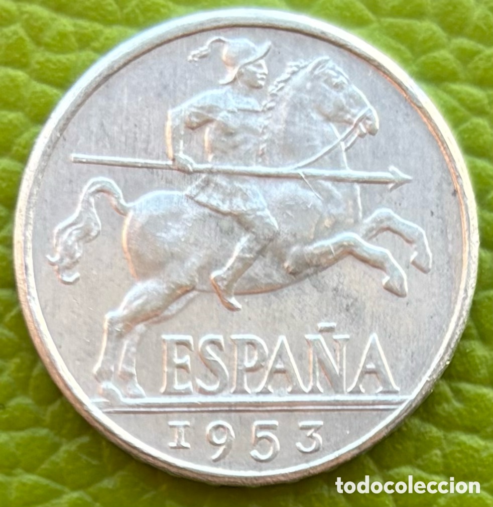 Monedas Franco: ESTADO ESPA&Ntilde;OL 1953. 10 C&Eacute;NTIMOS. - Foto 1