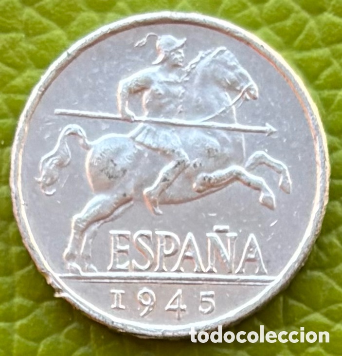 Monedas Franco: ESTADO ESPA&Ntilde;OL. CINCO C&Eacute;NTIMOS. 1945. - Foto 1
