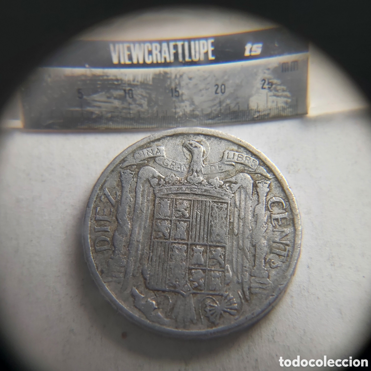 Monedas Franco: MONEDA ESPA&Ntilde;OLA 10 CENTIMOS - Foto 2