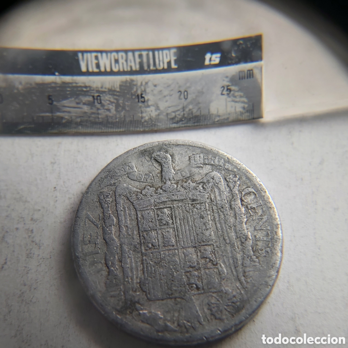 Monedas Franco: MONEDA ESPA&Ntilde;OLA 10 CENTIMOS - Foto 4