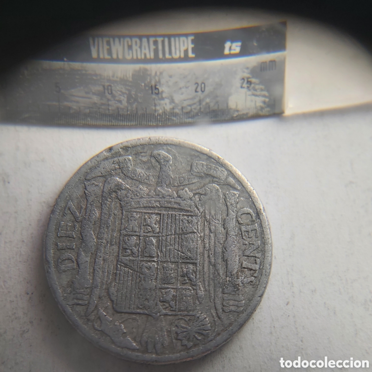 Monedas Franco: MONEDA ESPA&Ntilde;OLA 10 CENTIMOS - Foto 6