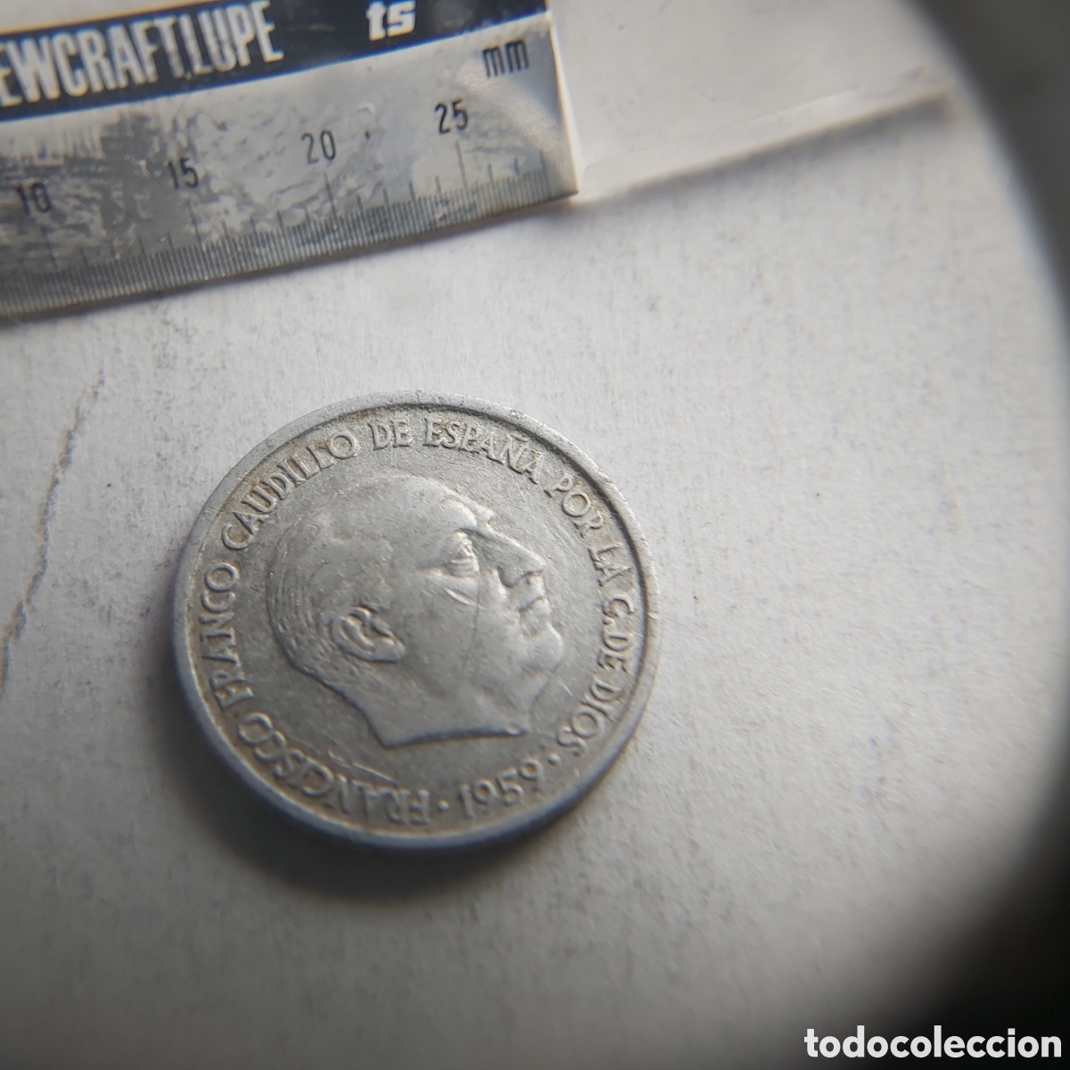 Monedas Franco: 5 MONEDAS DE 10 CEN DE 1959 - Foto 2
