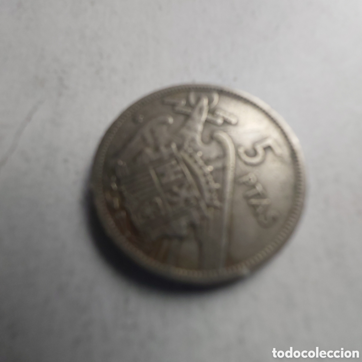Monedas Franco: MONEDA DE 5 PST DE 1957 - Foto 4