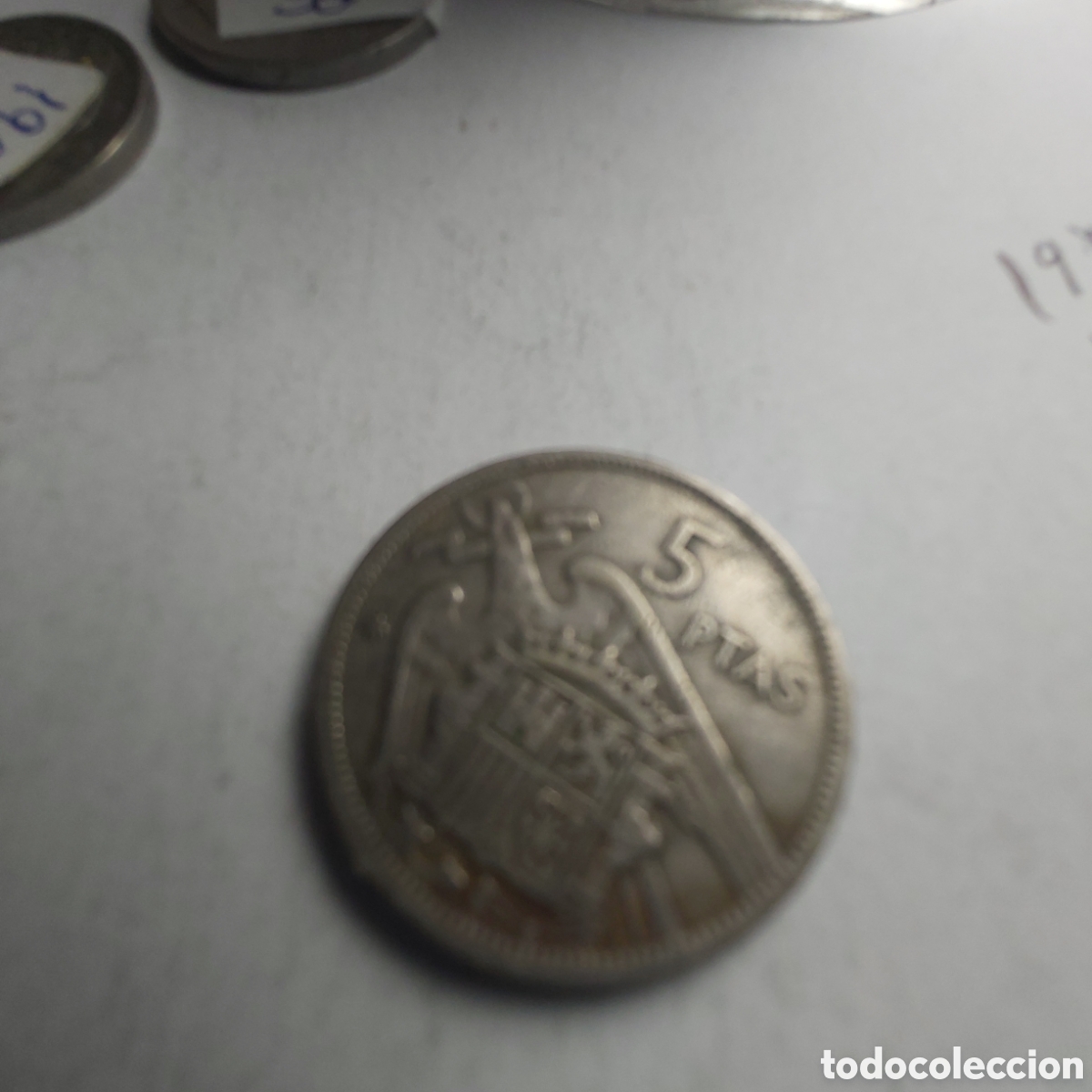 Monedas Franco: MONEDA DE 5 PST DE 1957 - Foto 6
