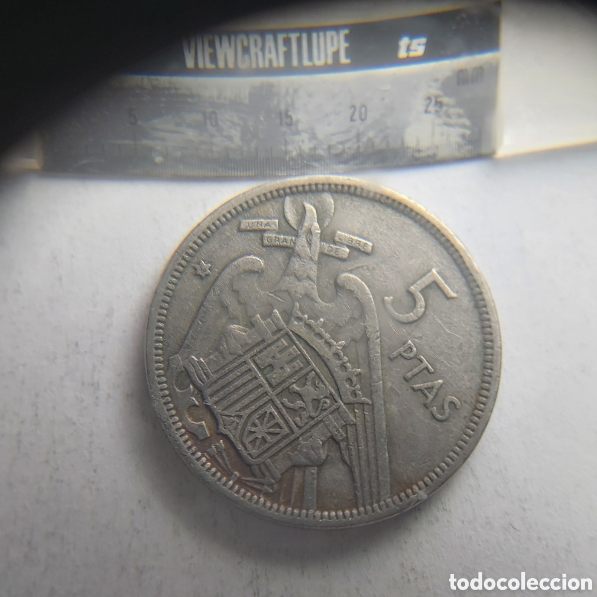 Monedas Franco: MONEDA DE 5 PST DE 1957 - Foto 2