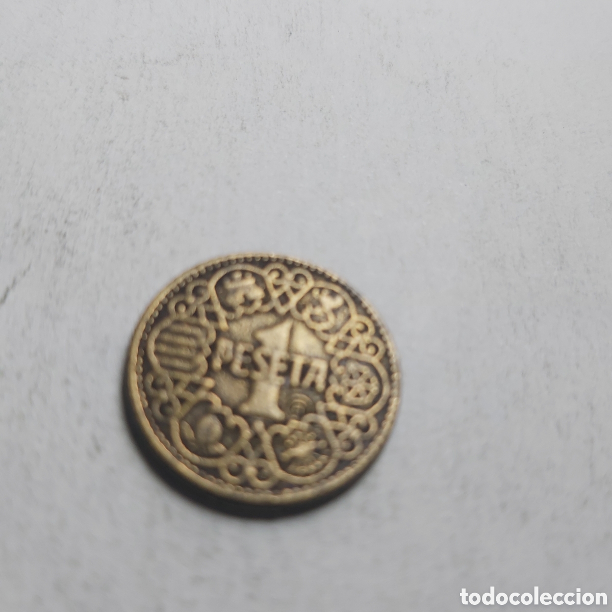 Monedas Franco: MONEDA DE 1 PESETA 1944 - Foto 1