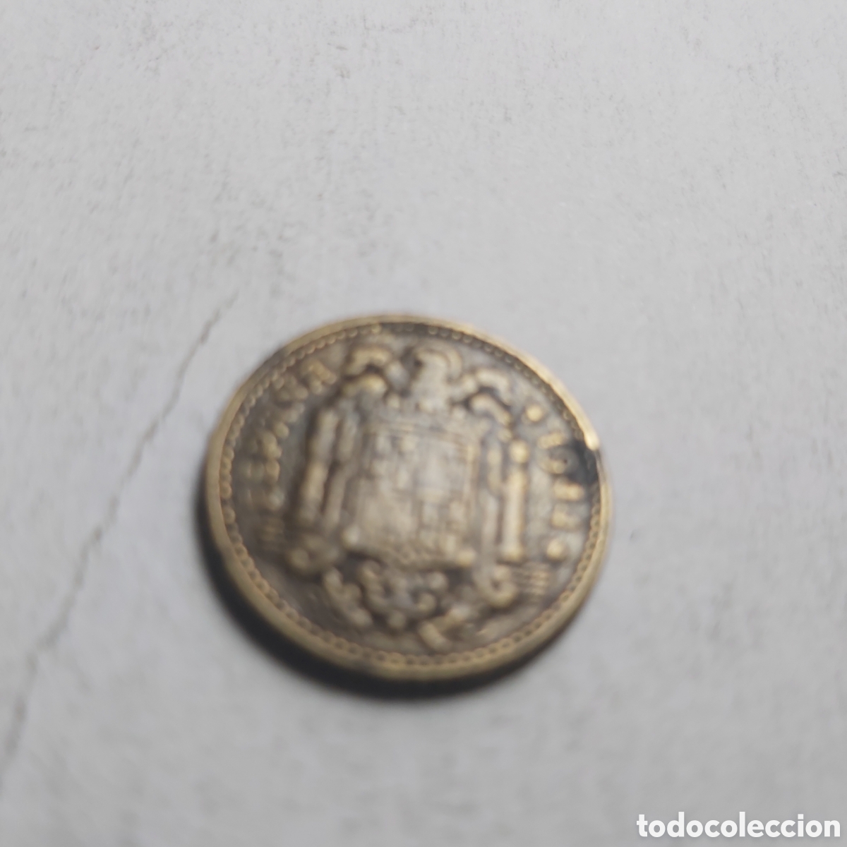 Monedas Franco: MONEDA DE 1 PESETA 1944 - Foto 6