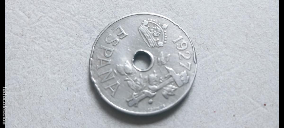 Monedas Franco: MONEDA DE 25 CENTIMOS 1927 ESPA&Ntilde;OLA - Foto 1