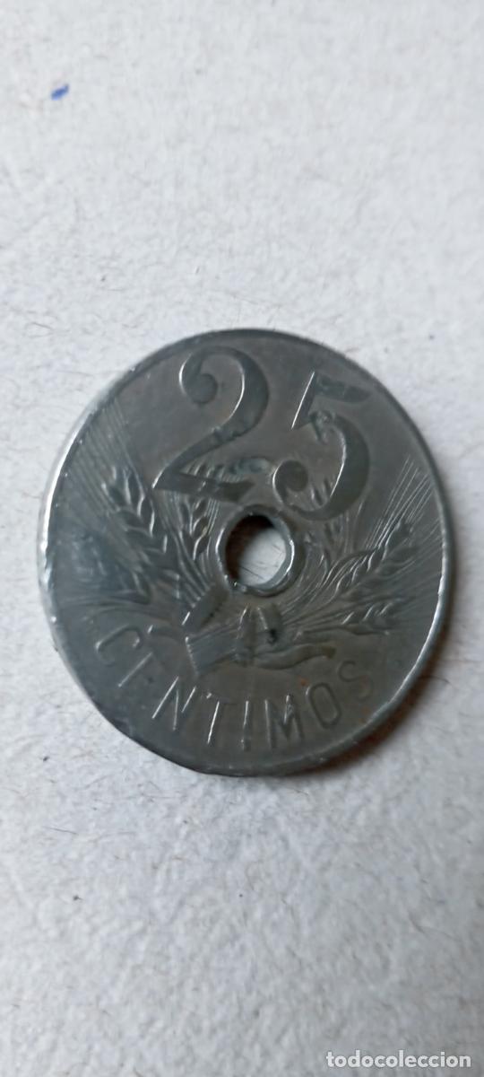 Monedas Franco: MONEDA DE 25 CENTIMOS 1927 ESPA&Ntilde;OLA - Foto 3