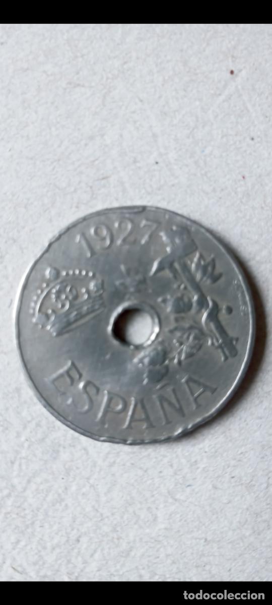 Monedas Franco: MONEDA DE 25 CENTIMOS 1927 ESPA&Ntilde;OLA - Foto 4