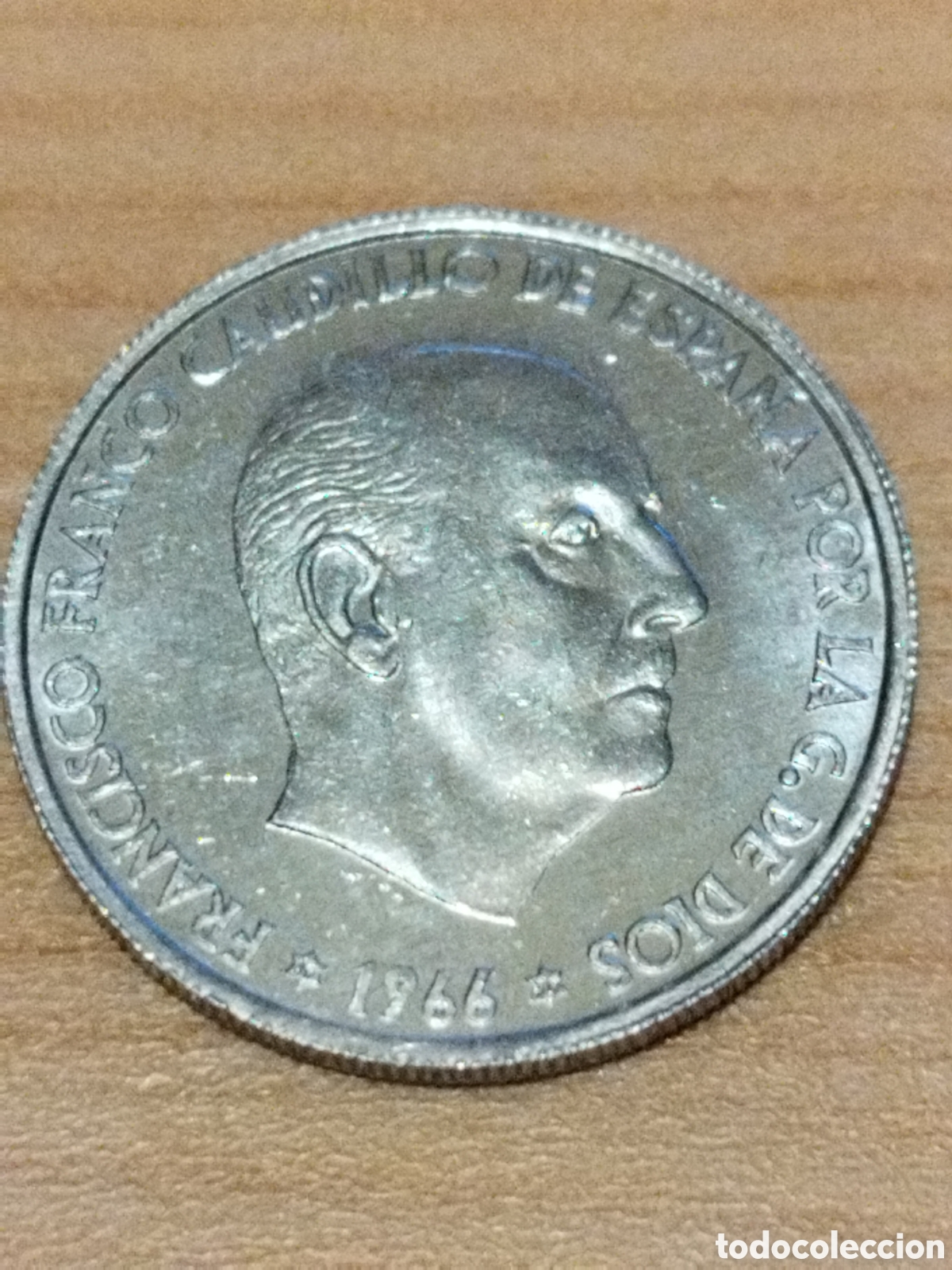 Monedas Franco: Moneda de 50 c&eacute;ntimos de 1966-73 sc - Foto 2