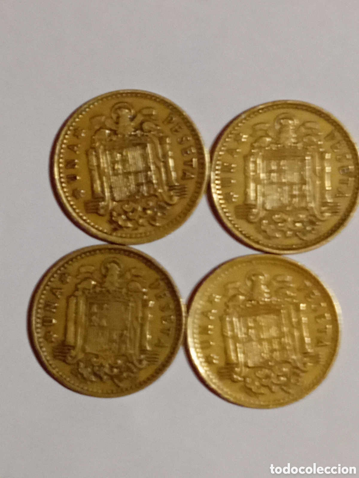 Monedas Franco: 4 monedas de espa&ntilde;a de 1966,estrella 69 - Foto 2