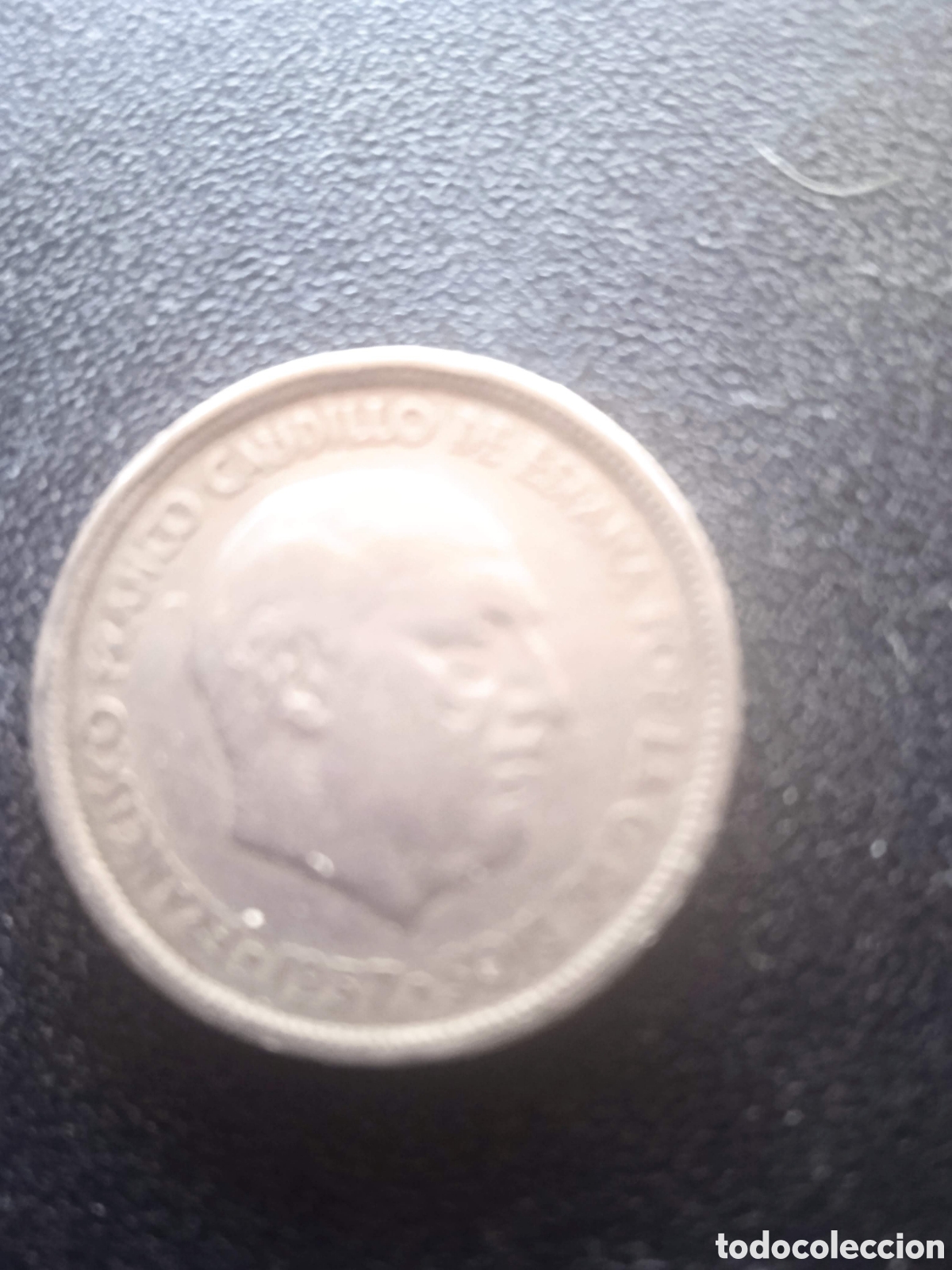 Monedas Franco: Monedas de. Cinco PST. - Foto 2