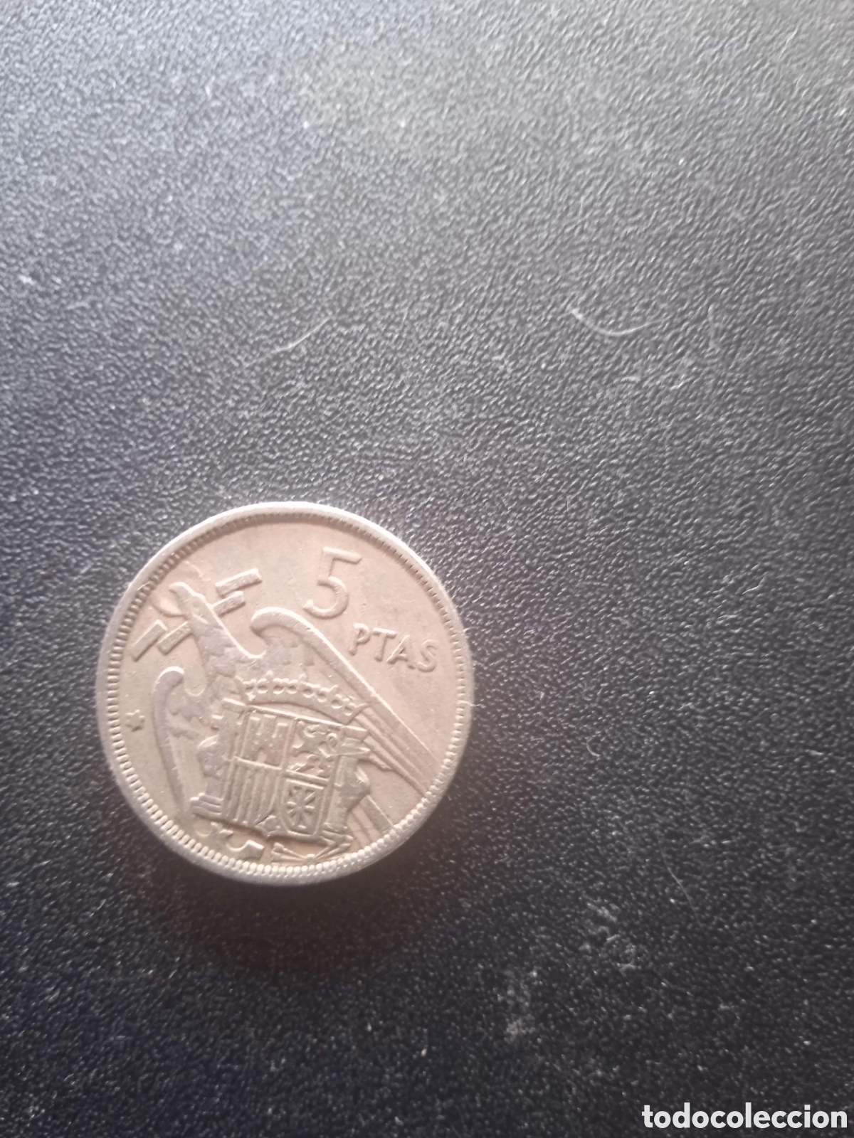 Monedas Franco: Monedas de. Cinco PST. - Foto 8