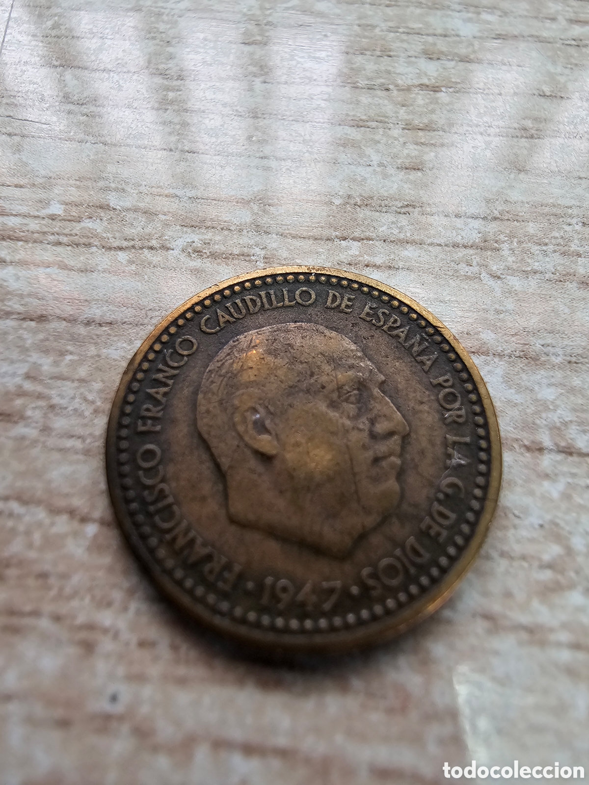 Monedas Franco: Peseta antigua del Caudillo - Foto 2