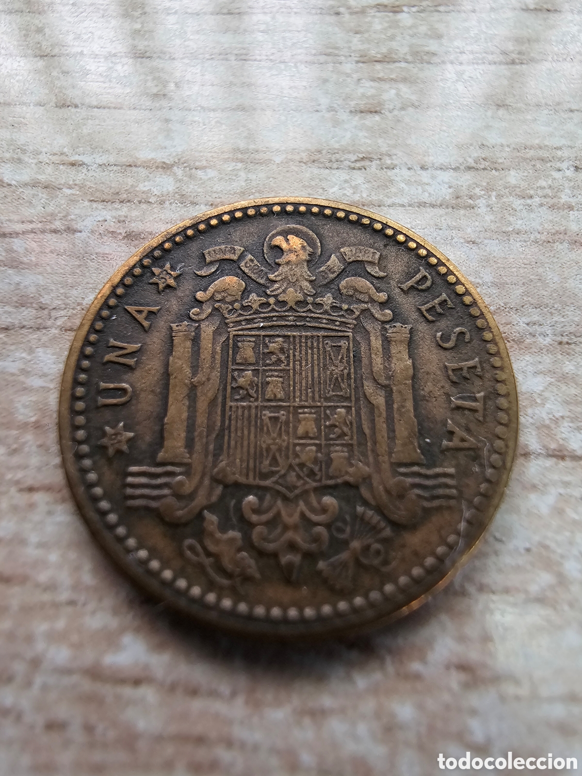Monedas Franco: Peseta antigua del Caudillo - Foto 1