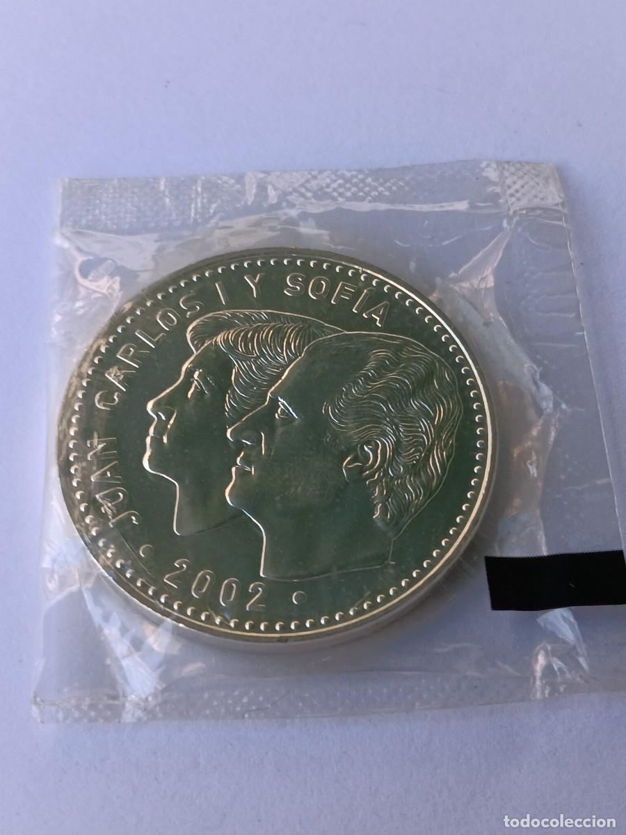 Monedas Franco: Moneda 12 &euro; Juan Carlos y Sofia, a&ntilde;o 2002 , en plata sin circular. - Foto 2