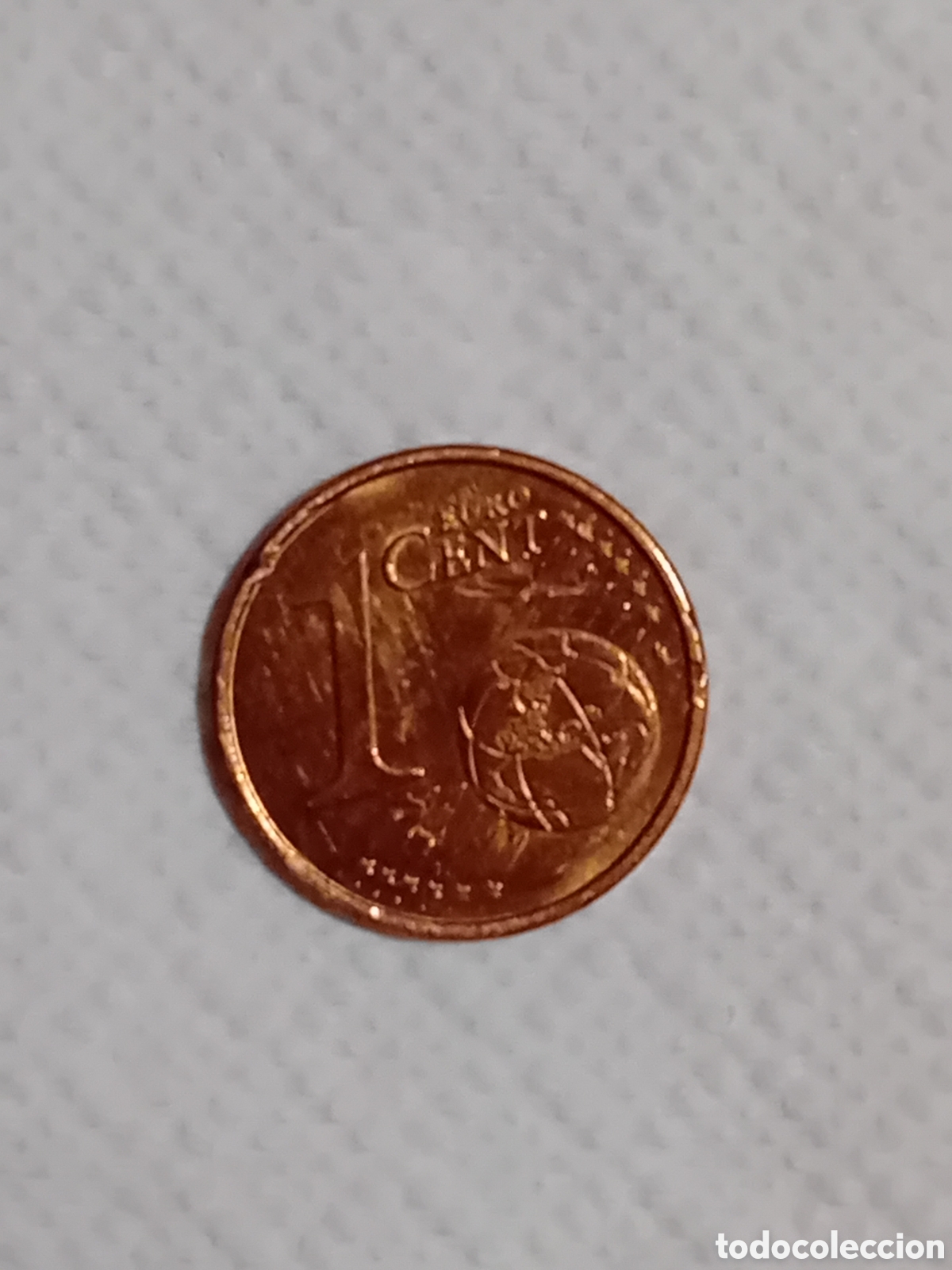 Monedas Franco: Moneda de 1 centimo de espa&ntilde;a. - Foto 2