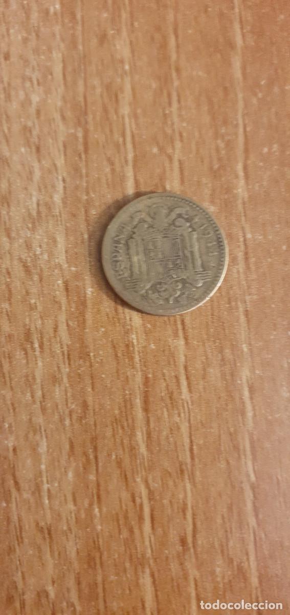 Monedas Franco: MONEDA UNA PESETA, A&Ntilde;O 1944 - Foto 2