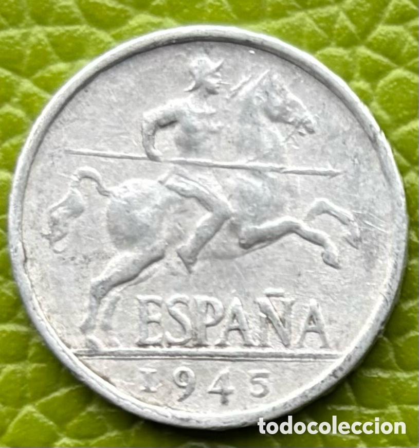 Monedas Franco: ESTADO ESPA&Ntilde;OL. CINCO C&Eacute;NTIMOS. 1945. - Foto 1