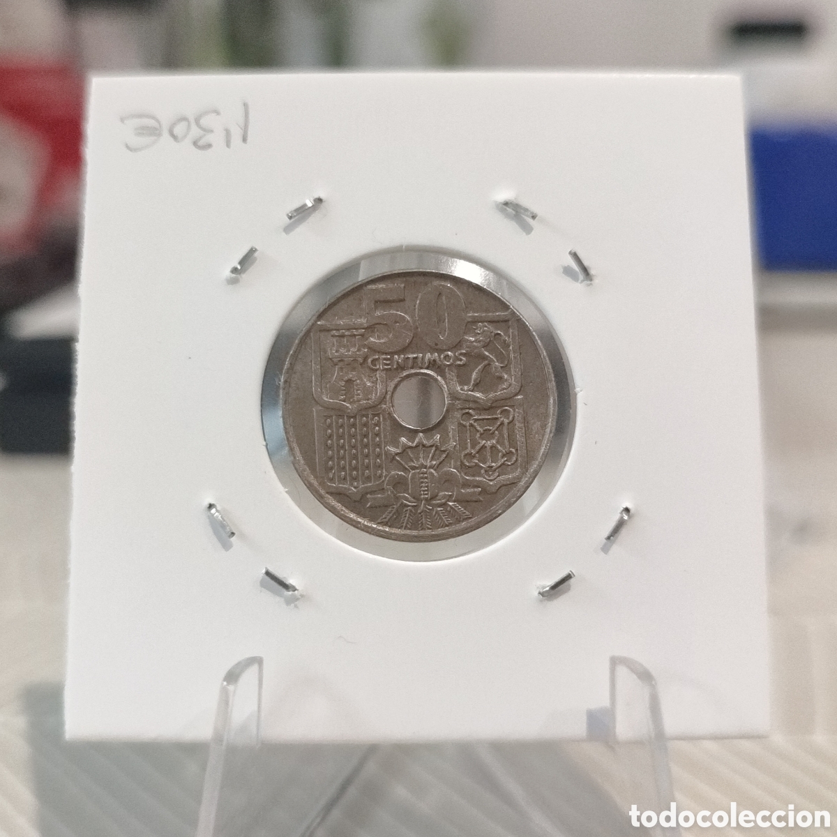 Monedas Franco: 50 C&eacute;ntimos 1949 *54 - Foto 2