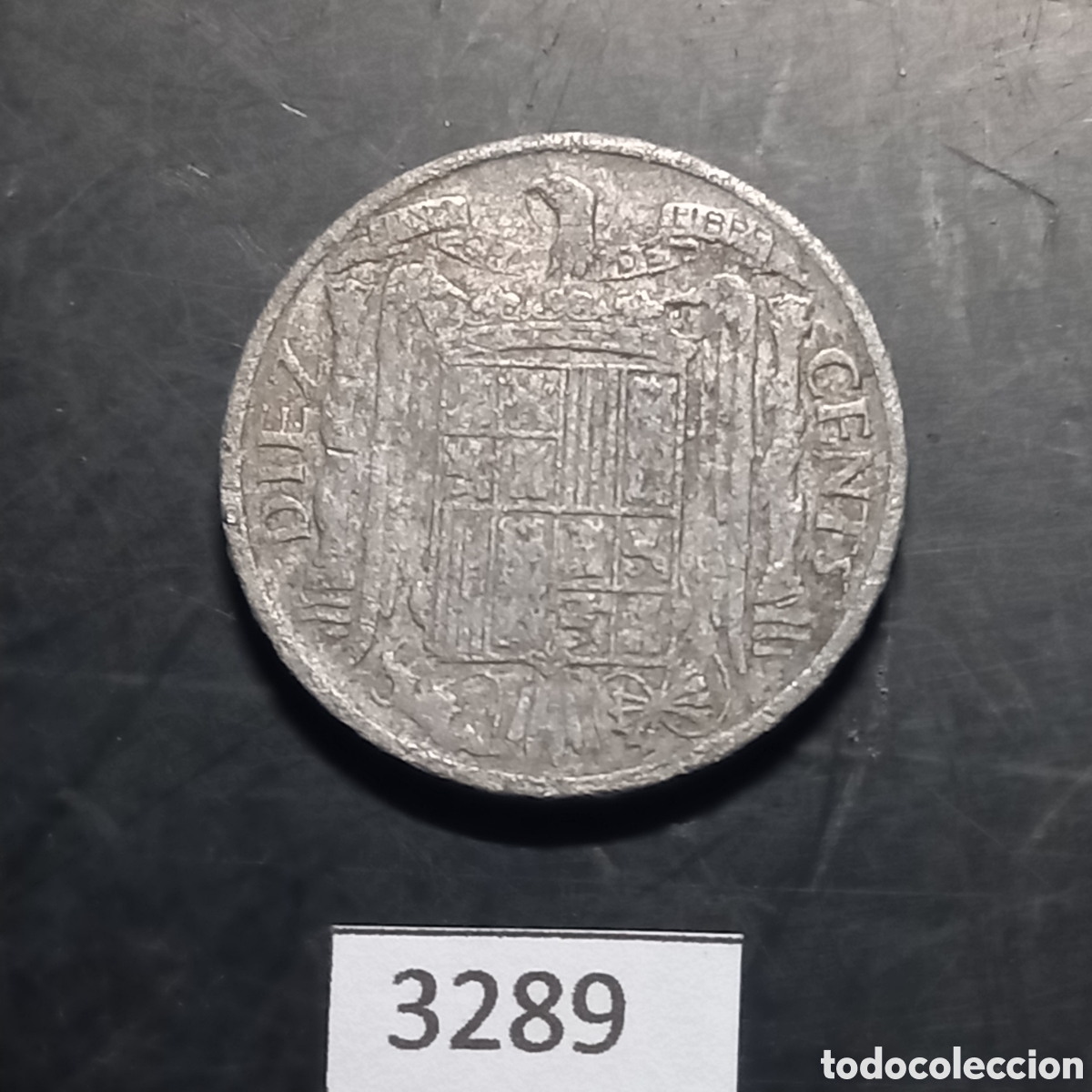 Monedas Franco: Espa&ntilde;a 10 centimos 1953 - Foto 2