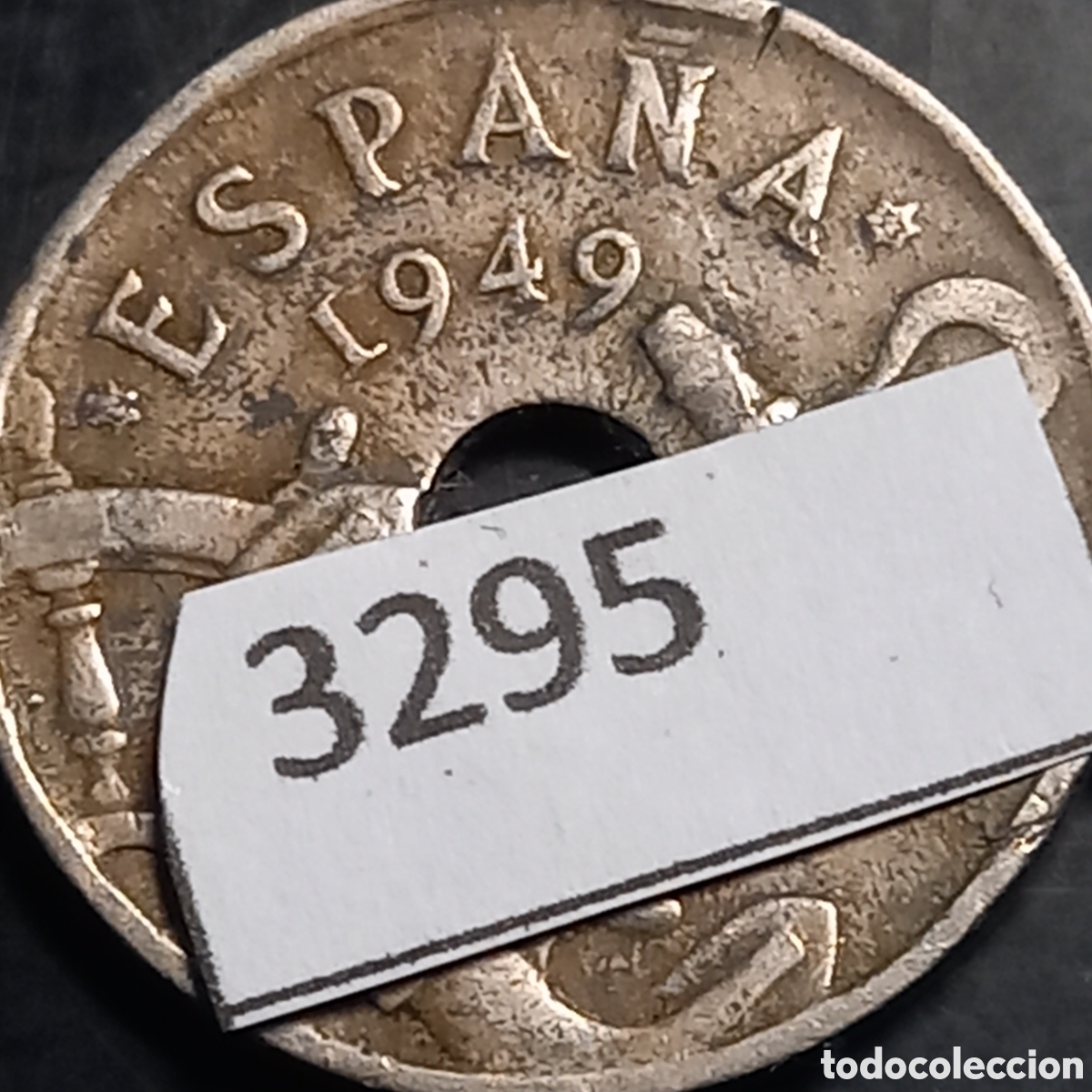 Monedas Franco: Espa&ntilde;a 50 c&eacute;ntimos 1949 *53 - Foto 3