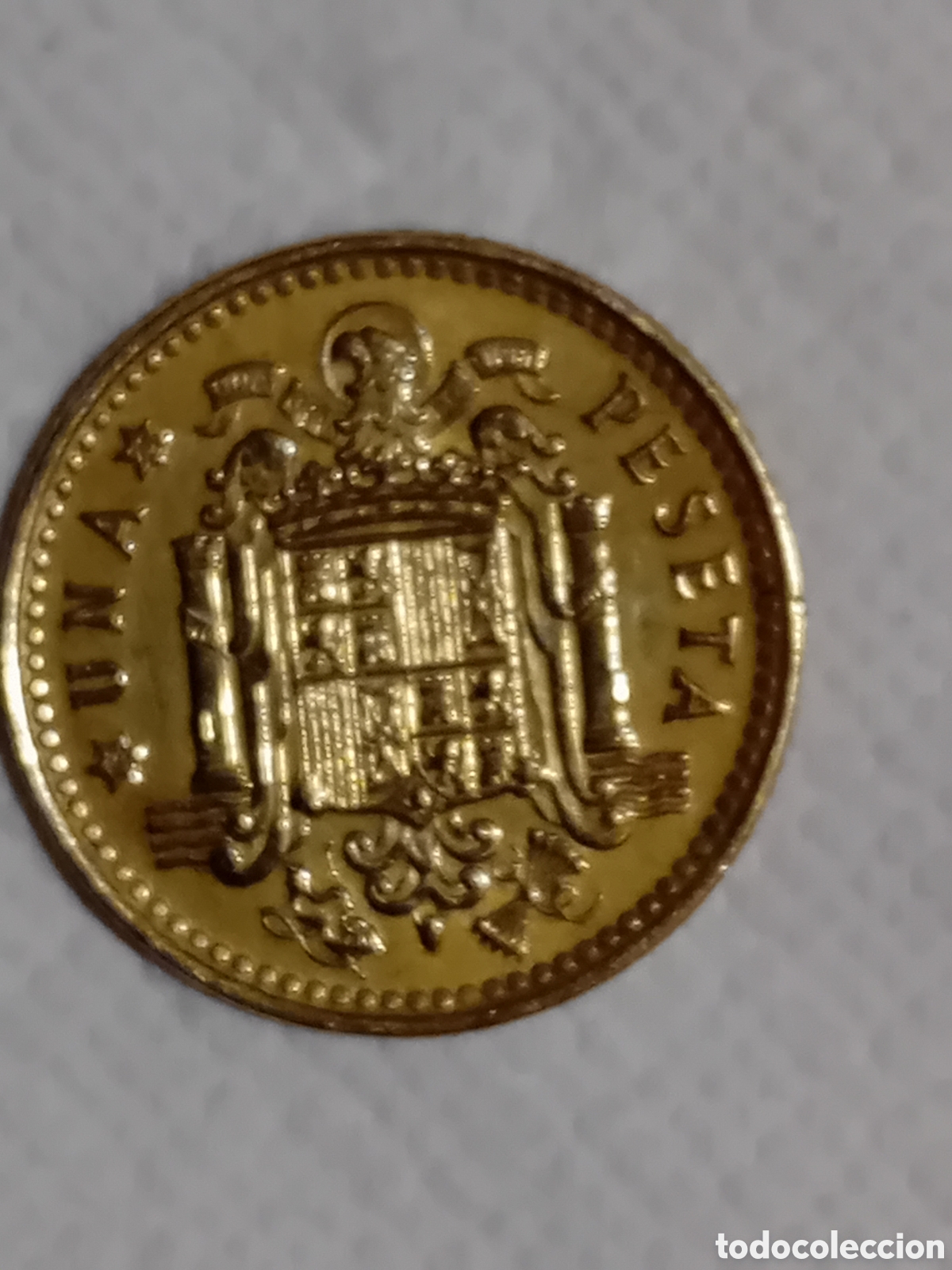 Monedas Franco: Moneda de espa&ntilde;a 1 peseta de 1966. - Foto 2
