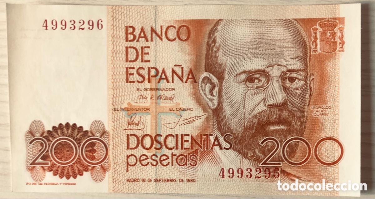Monedas Franco: Billete de 200 pesetas - Foto 1