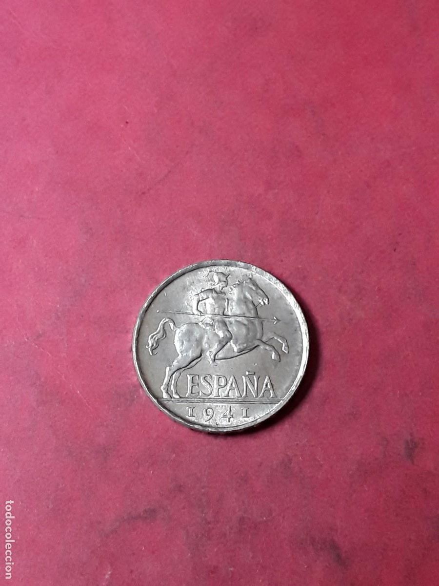 Monedas Franco: 5 CENTIMOS 1941 SIN CIRCULAR.FRANCISCO FRANCO. - Foto 1