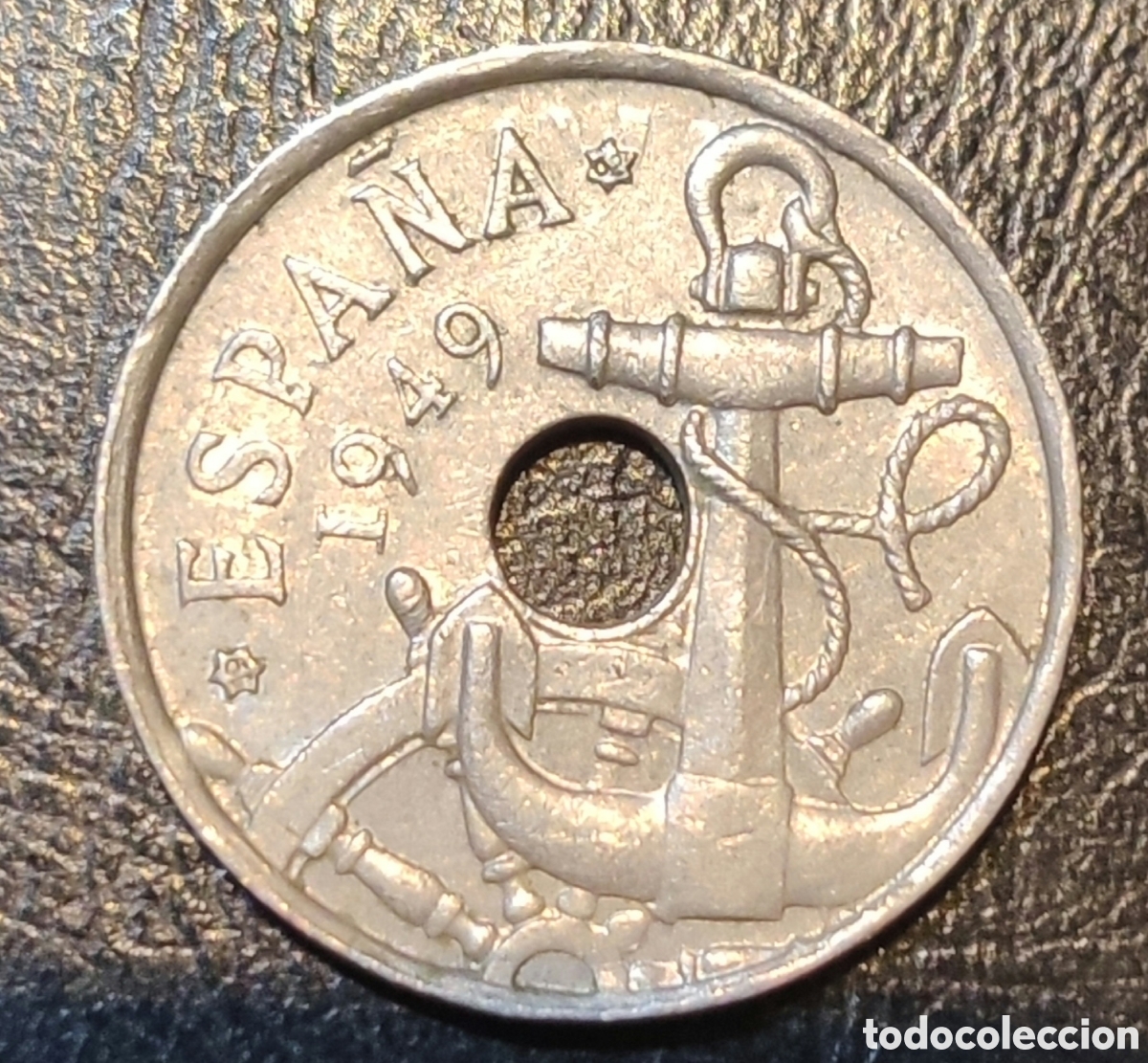 Monedas Franco: Moneda espa&ntilde;ola 1949 - Foto 2