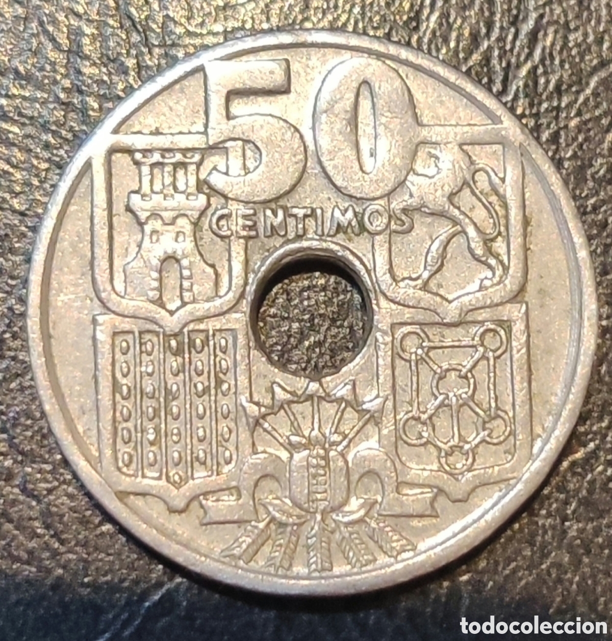 Monedas Franco: Moneda espa&ntilde;ola 1949 - Foto 1