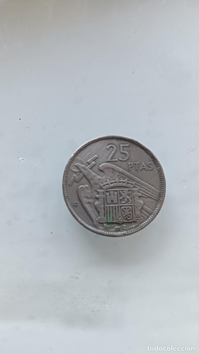 Monedas Franco: Moneda 25 Ptas de 1957 Franco - Foto 1