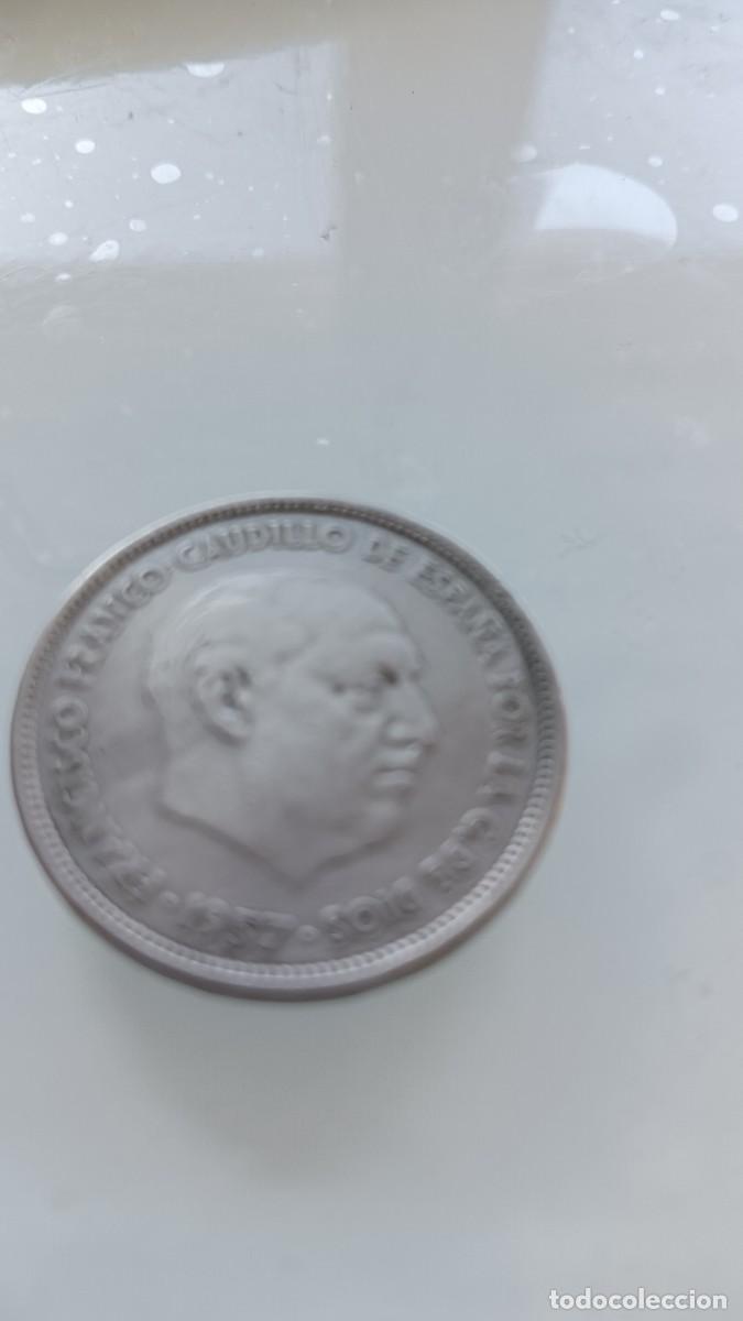 Monedas Franco: Moneda 25 Ptas de 1957 Franco - Foto 3