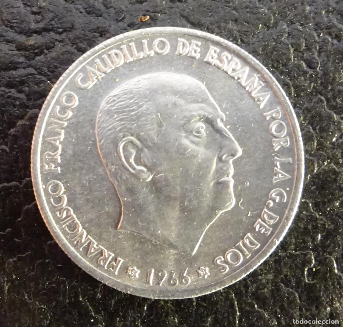 Monedas Franco: ESPA&Ntilde;A 50 C&Eacute;NTIMOS 1966 * 19-71 - Foto 1