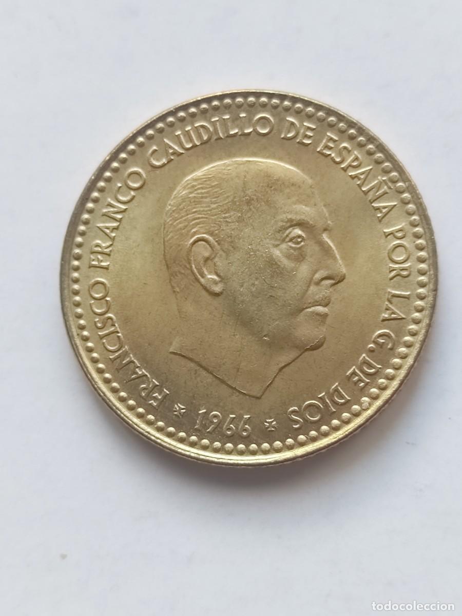 Monedas Franco: 1 peseta 1966 *75. Sin circular. - Foto 1