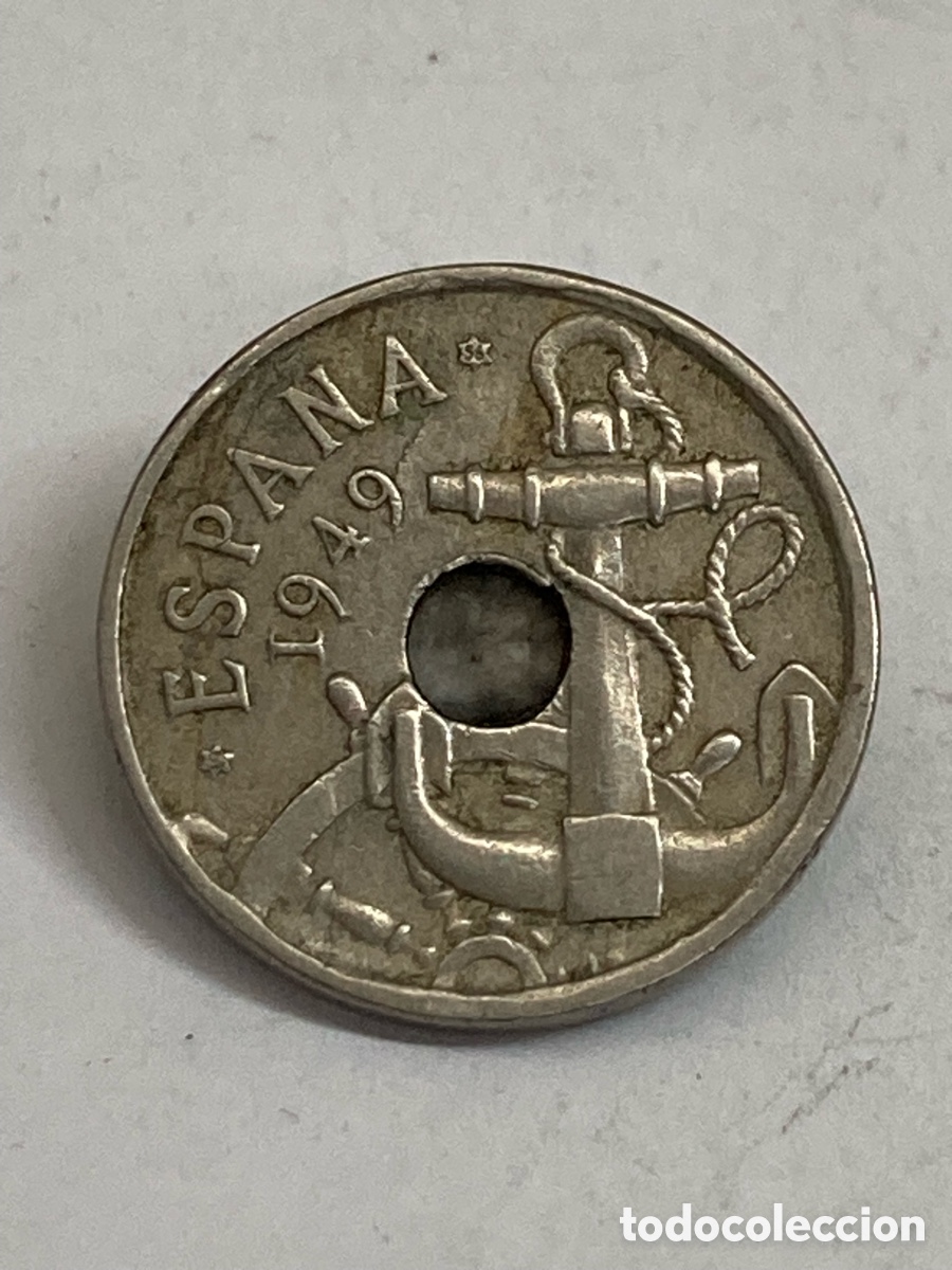Monedas Franco: Moneda 50 c&eacute;ntimos 1949 E19 56 J62 - Foto 1