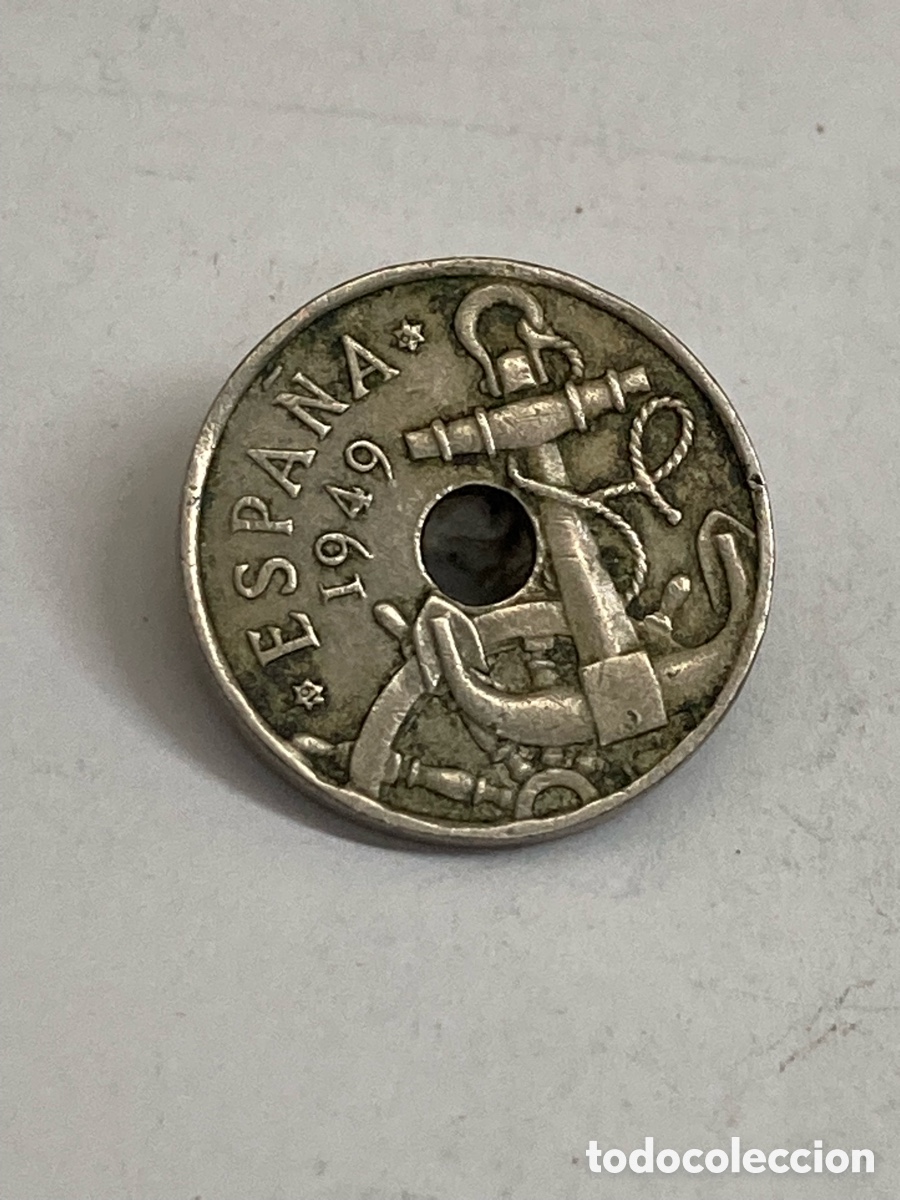 Monedas Franco: Moneda 50 c&eacute;ntimos 1949 E19 62 J62 - Foto 1