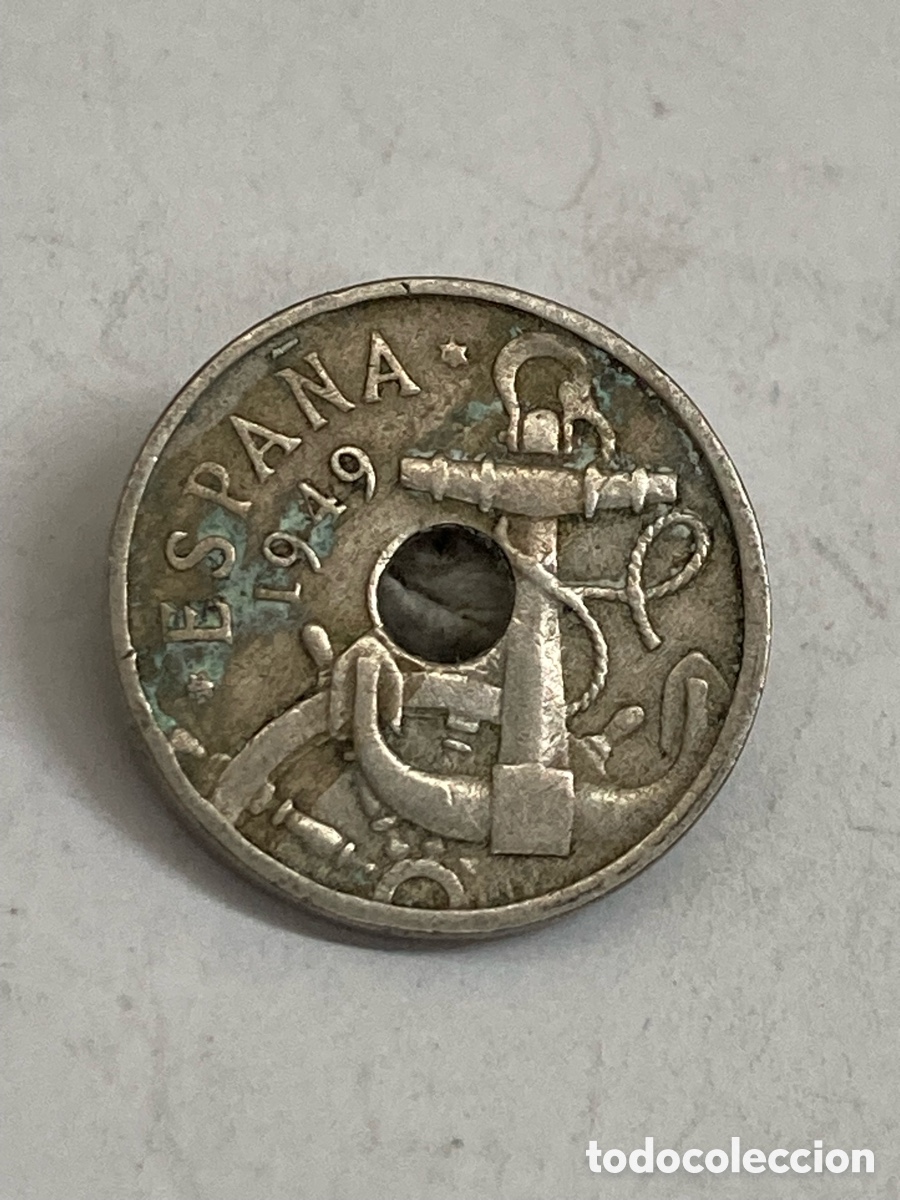 Monedas Franco: Moneda 50 c&eacute;ntimos 1949 E19 62 J62 - Foto 1