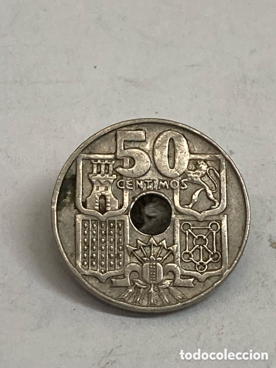 Monedas Franco: Moneda 50 c&eacute;ntimos 1963 E19 64J62 - Foto 2
