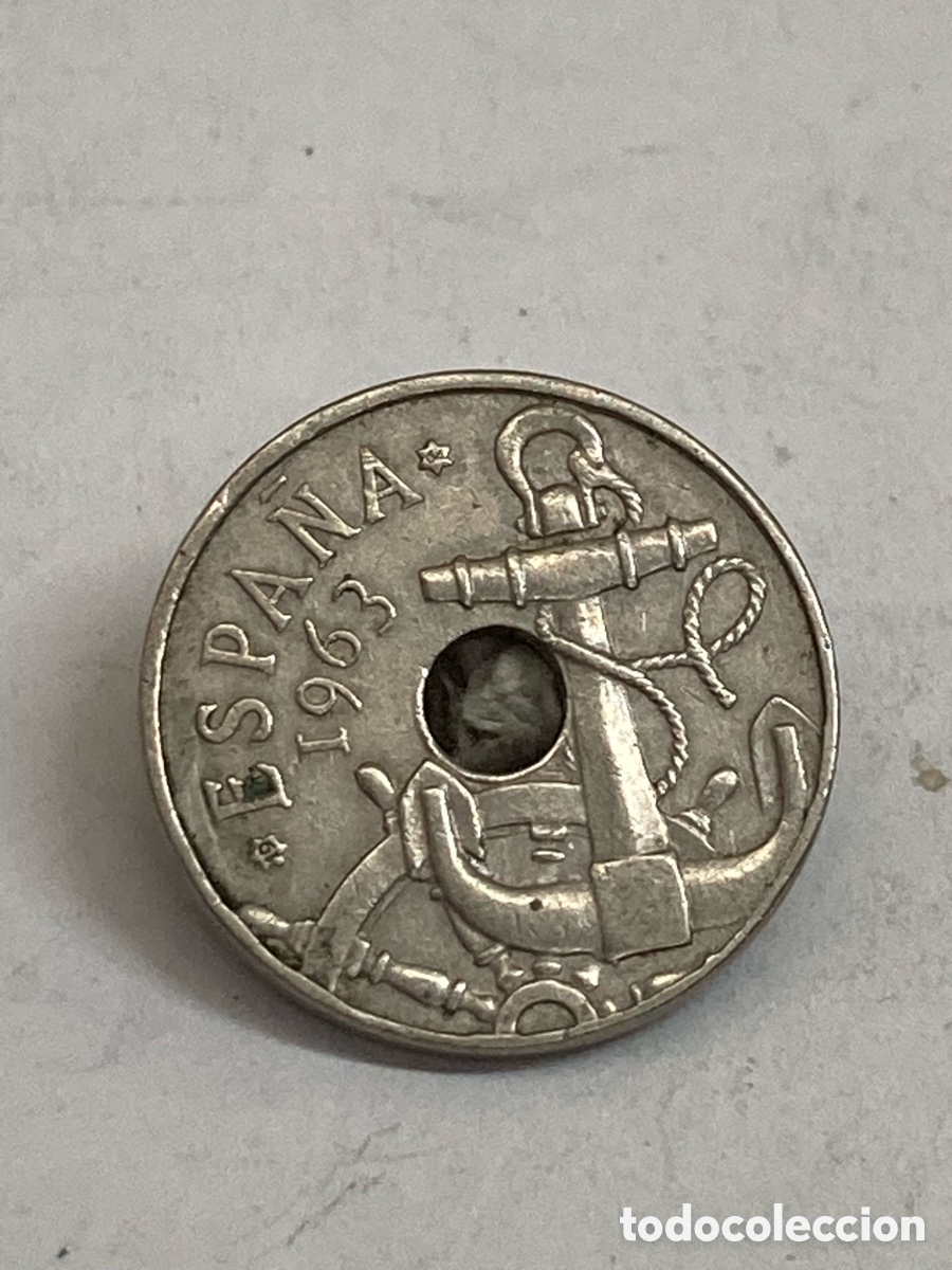 Monedas Franco: Moneda 50 c&eacute;ntimos 1963 E19 64J62 - Foto 1