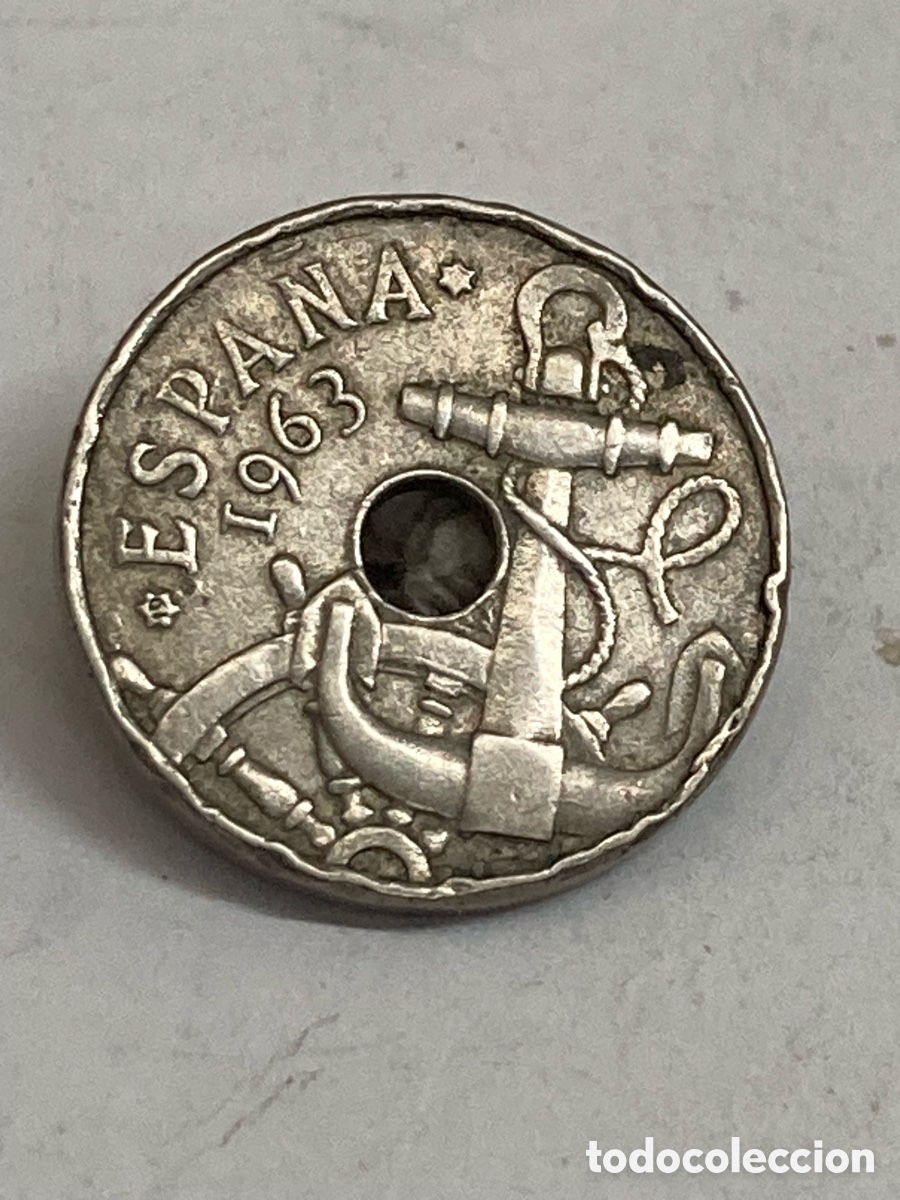Monedas Franco: Moneda 50 c&eacute;ntimos 1963 E19 J62 - Foto 1