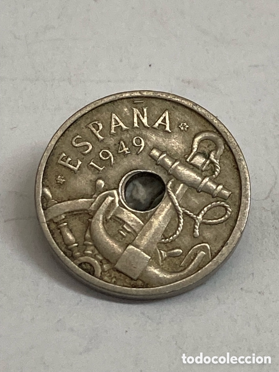Monedas Franco: Moneda 50 c&eacute;ntimos 1949 E19 J62 - Foto 2