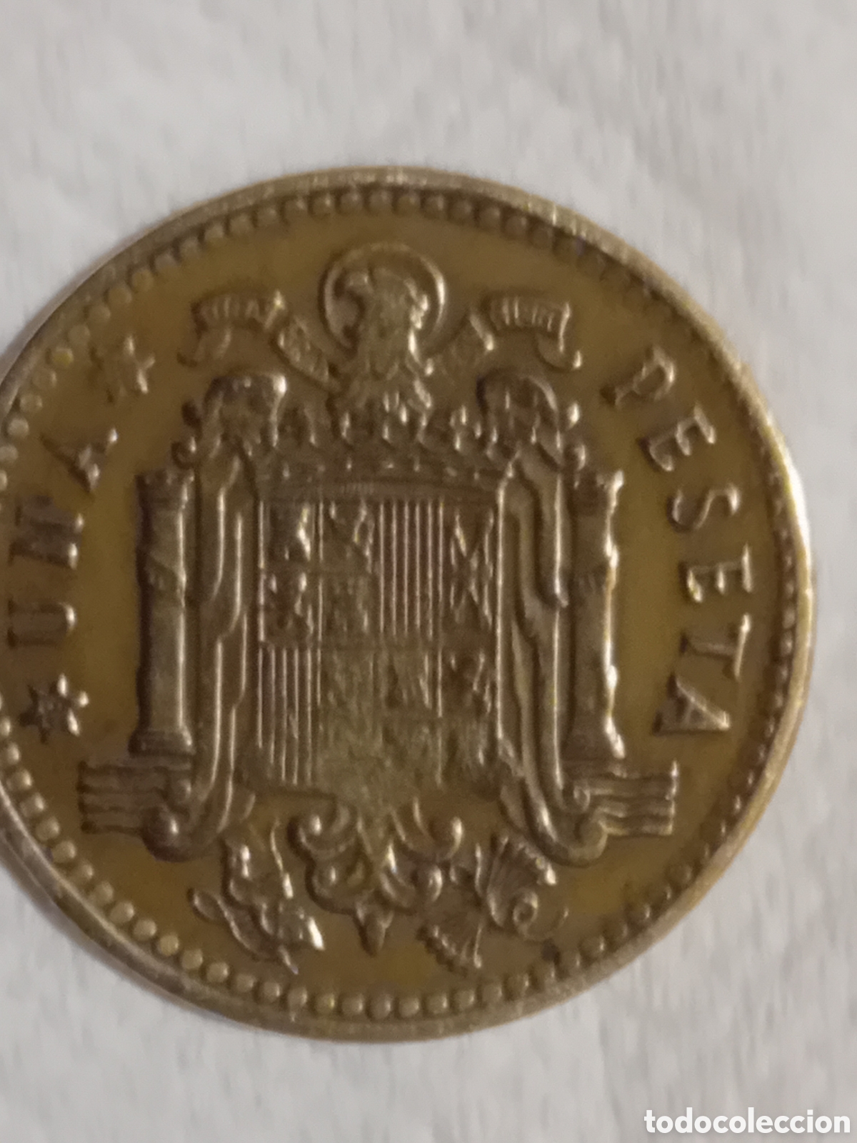 Monedas Franco: Moneda de espa&ntilde;a 1 peseta de 1966. - Foto 2