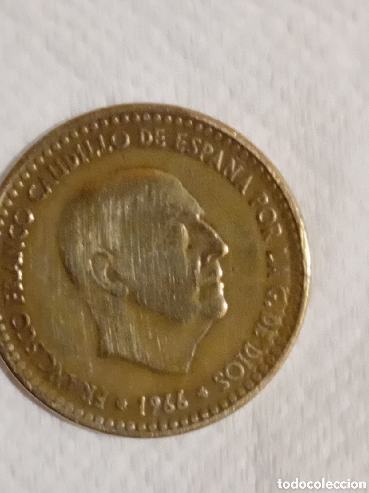 Monedas Franco: Moneda de espa&ntilde;a 1 peseta de 1966. - Foto 1
