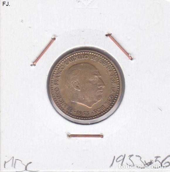 Monedas Franco: Moneda 1 Pta 1953*56 E Espa&ntilde;ol. Mbc. - Foto 1
