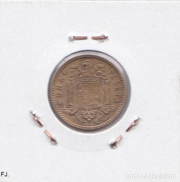 Monedas Franco: Moneda 1 Pta 1953*56 E Espa&ntilde;ol. Mbc. - Foto 2